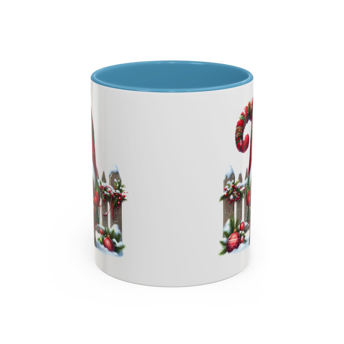Christmas Mug - Gnome with Christmas Wreath