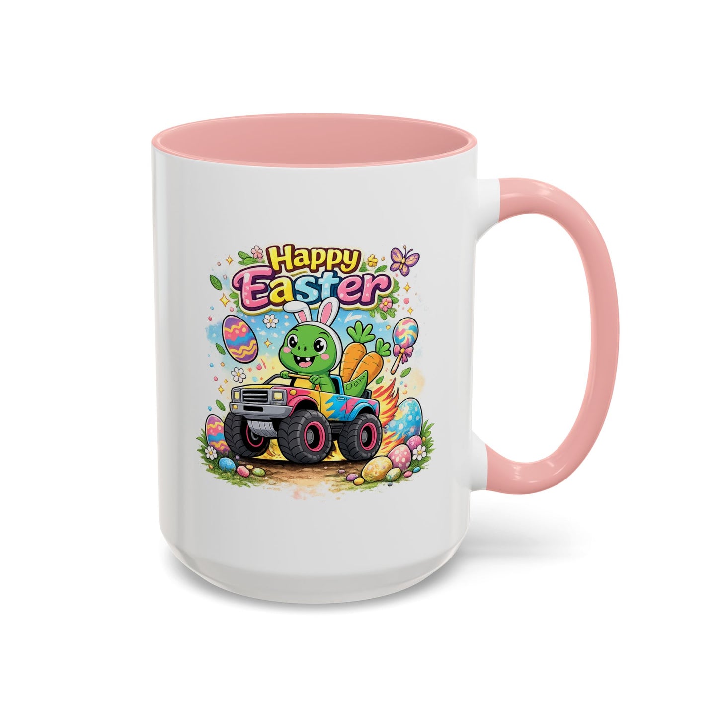 Easter Mug - Dinosaur Monster Truck