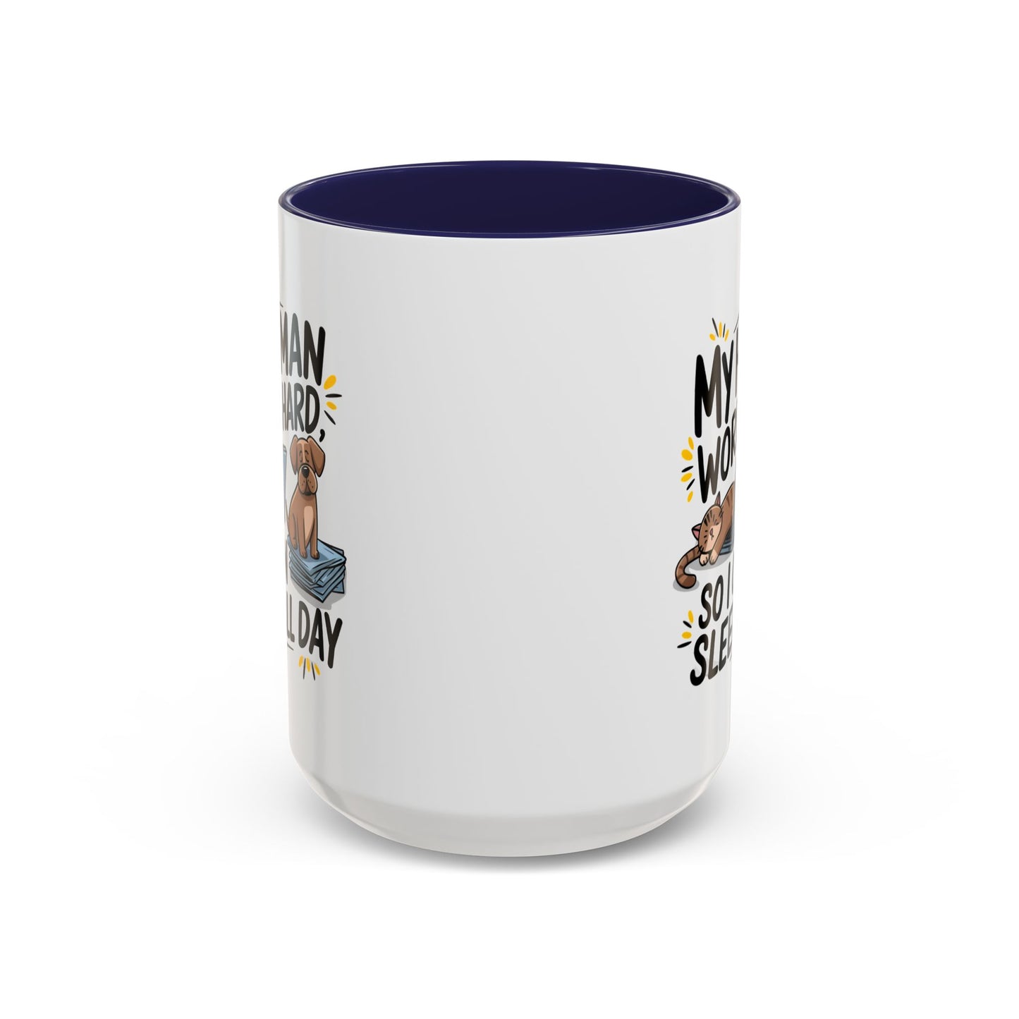 Animal Mug - My Human Works Hard