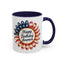 4th of July Mug - Happy Birthday America Sunflower