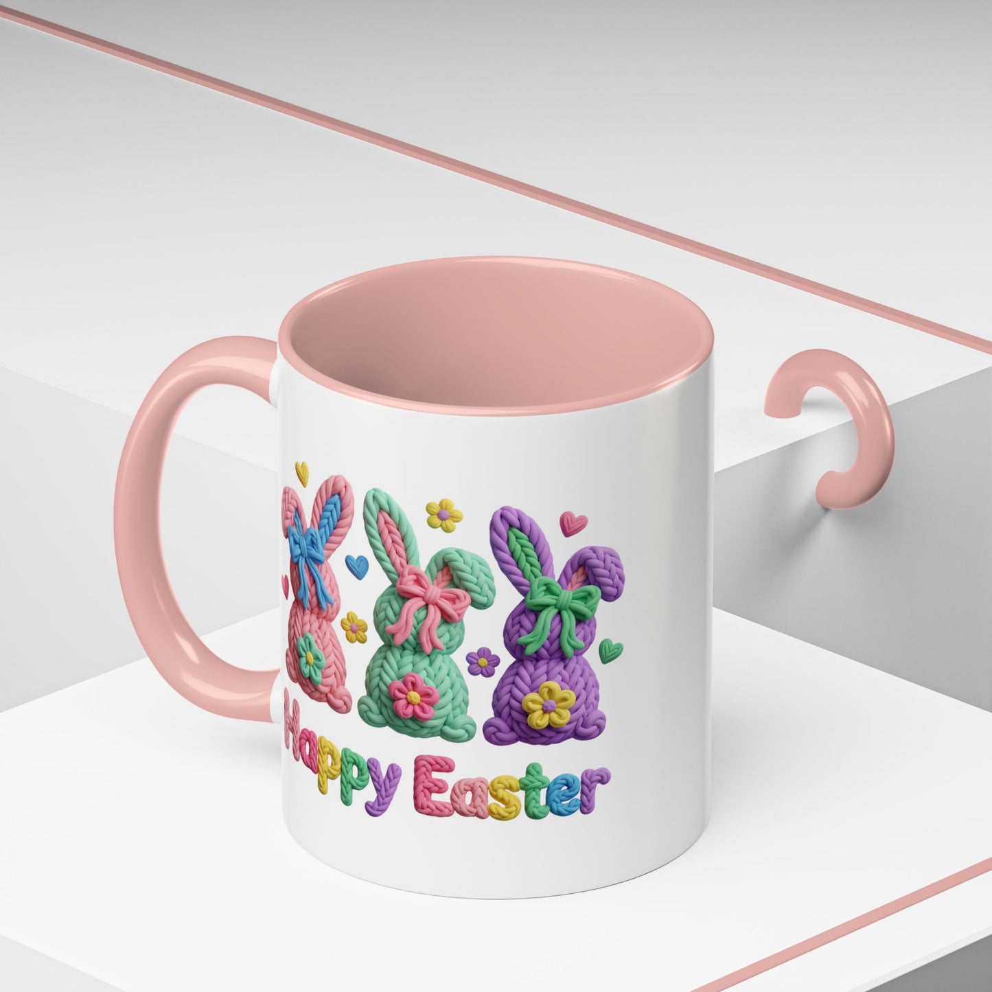 Easter Mug - Crochet Bunnies
