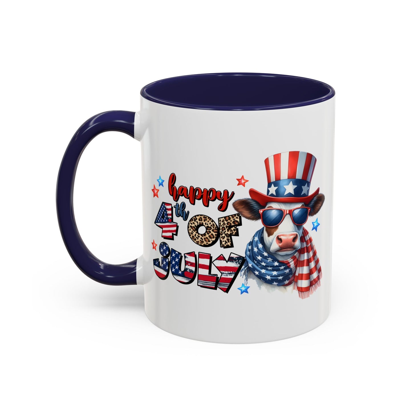 4th of July - Happy 4th of July Cool Cow