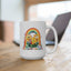 Wellness Mug - Think Happy Thoughts Rainbow Flowers