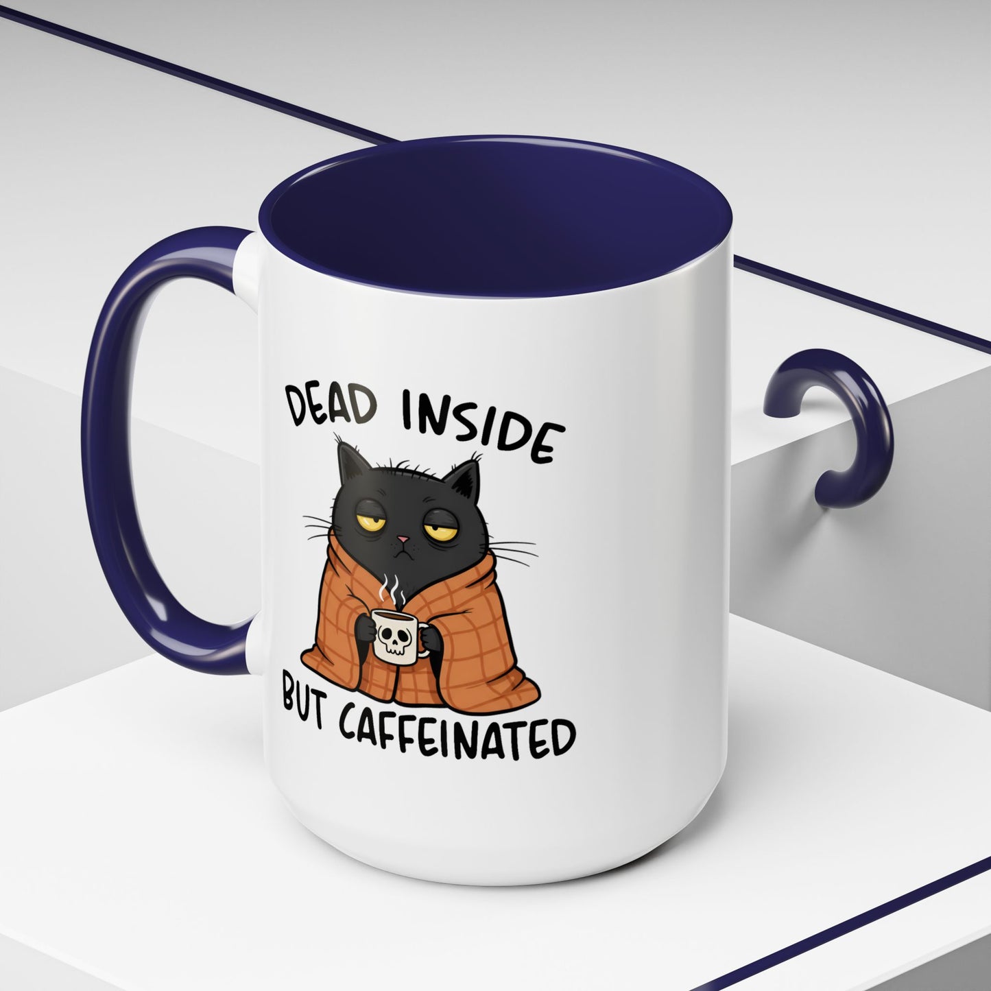 Animal Mug - Dead Inside But Caffeinated