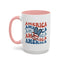4th of July Mug - America peace Sign