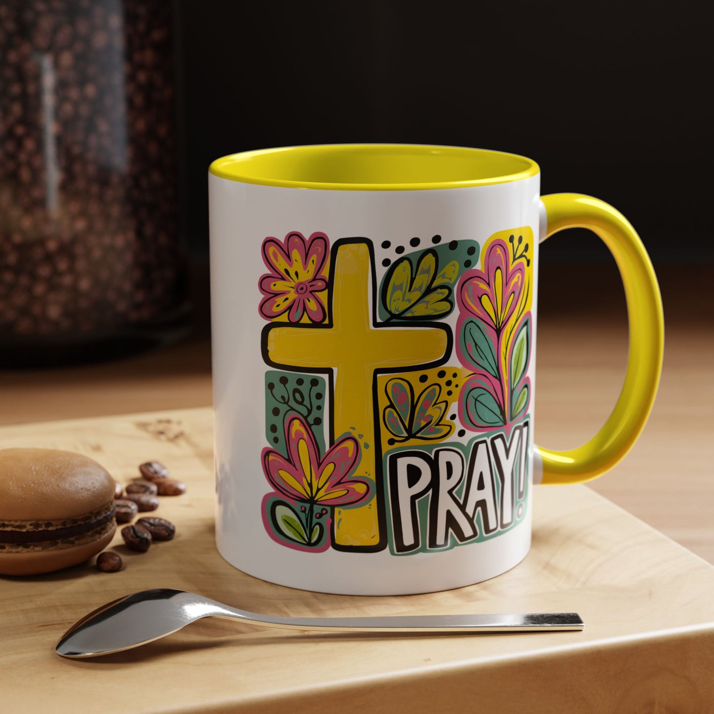 Religious Mug - Pray Cross