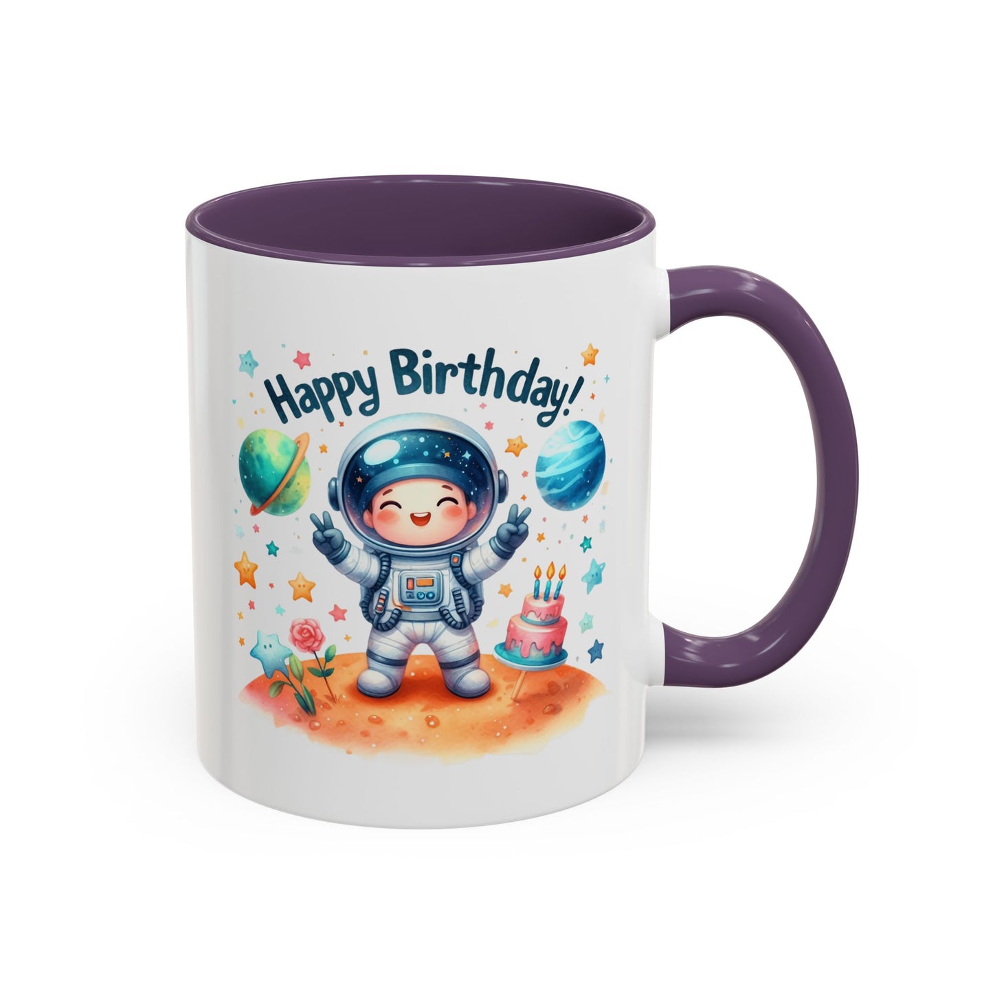 Birthday Mug - Happy Birthday Astronaut