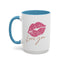 Valentine's Day Mug - Love You Lips Kiss