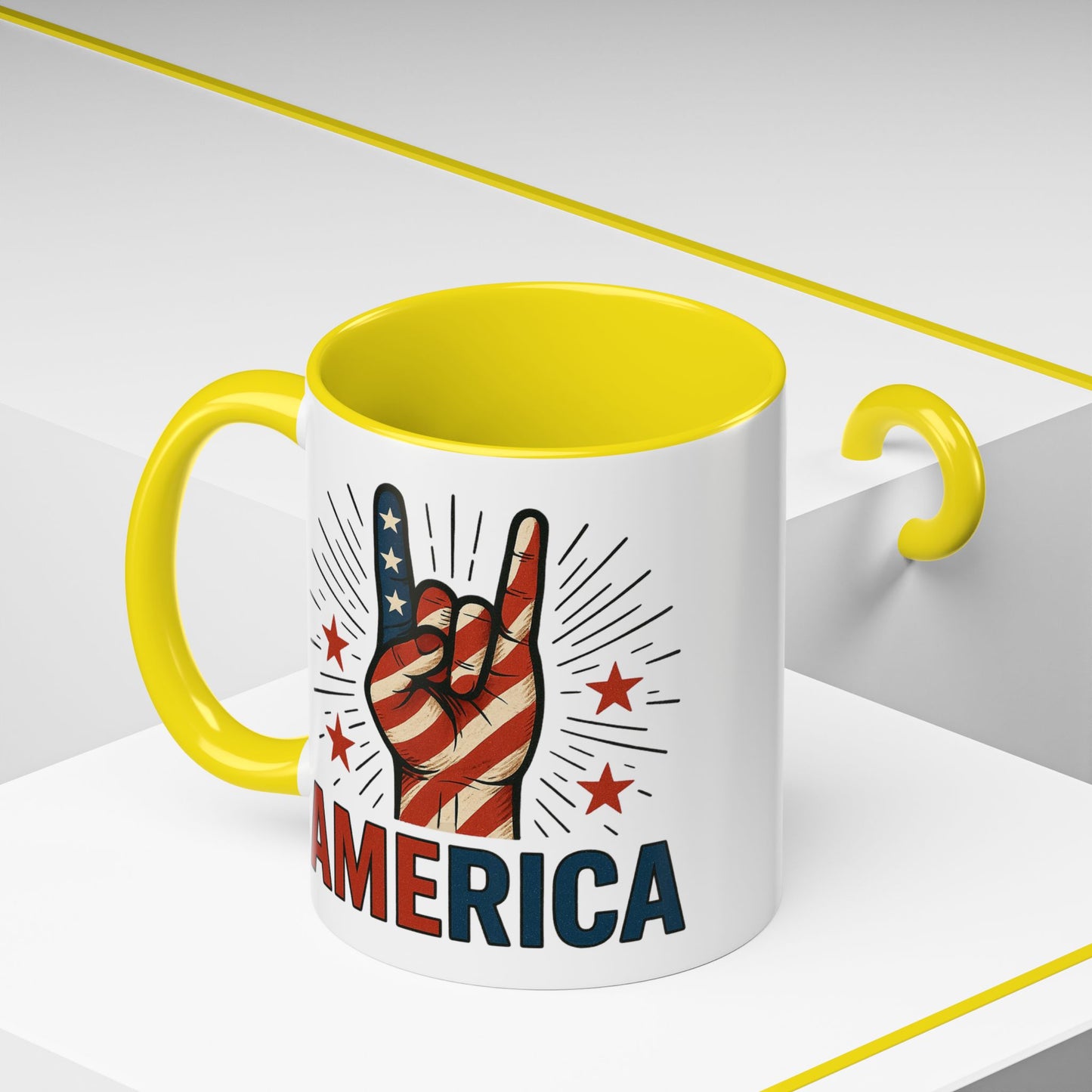 4th of July Mug - America Rock On