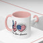 4th of July Mug - Peace Love America