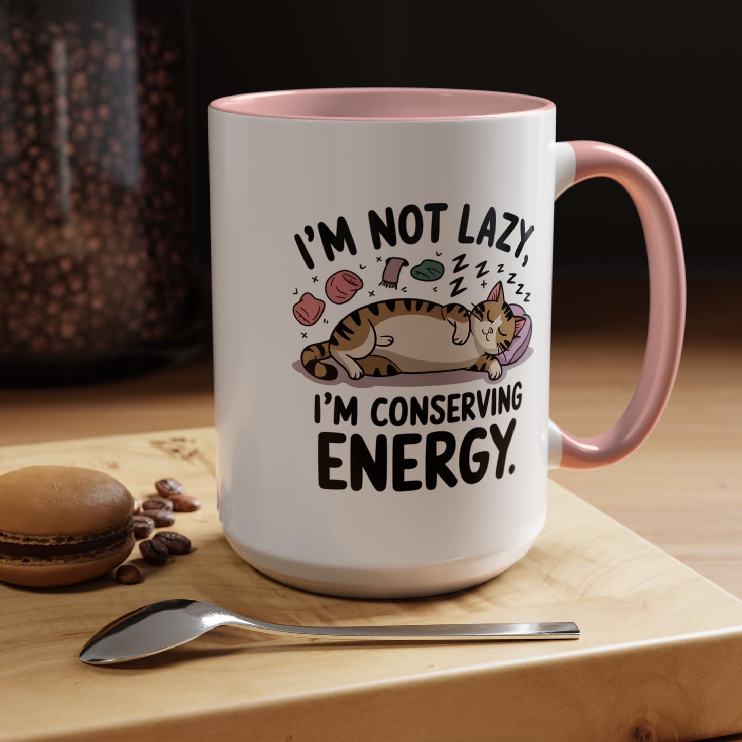 Animal Mug - I'm Not Lazy I'm Conserving Energy