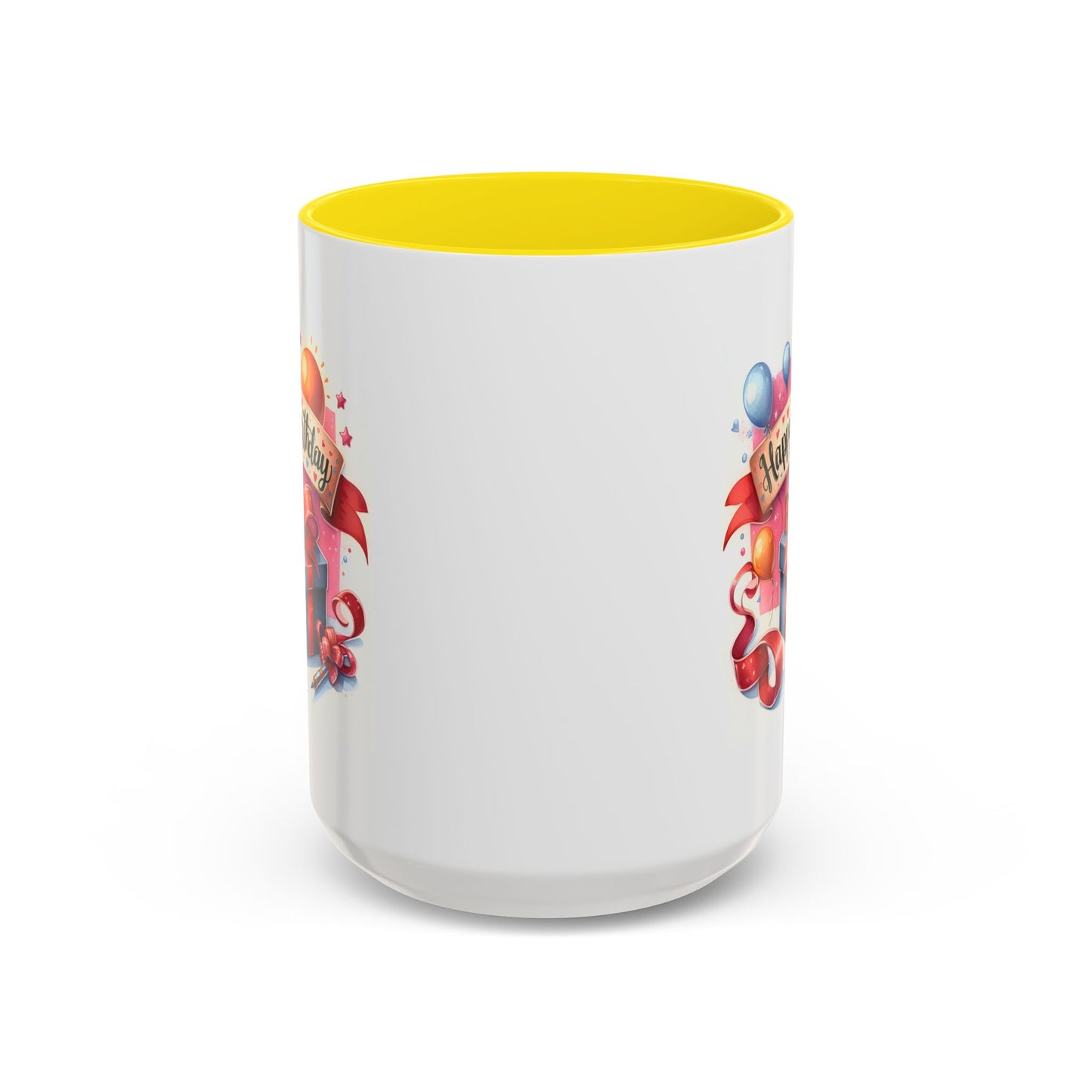 Birthday Mug - Present Pen Balloons
