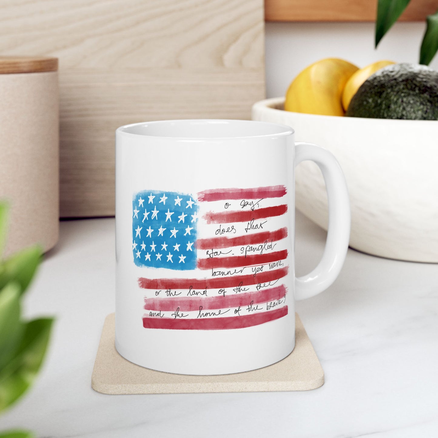 4th of July Mug - USA Flag
