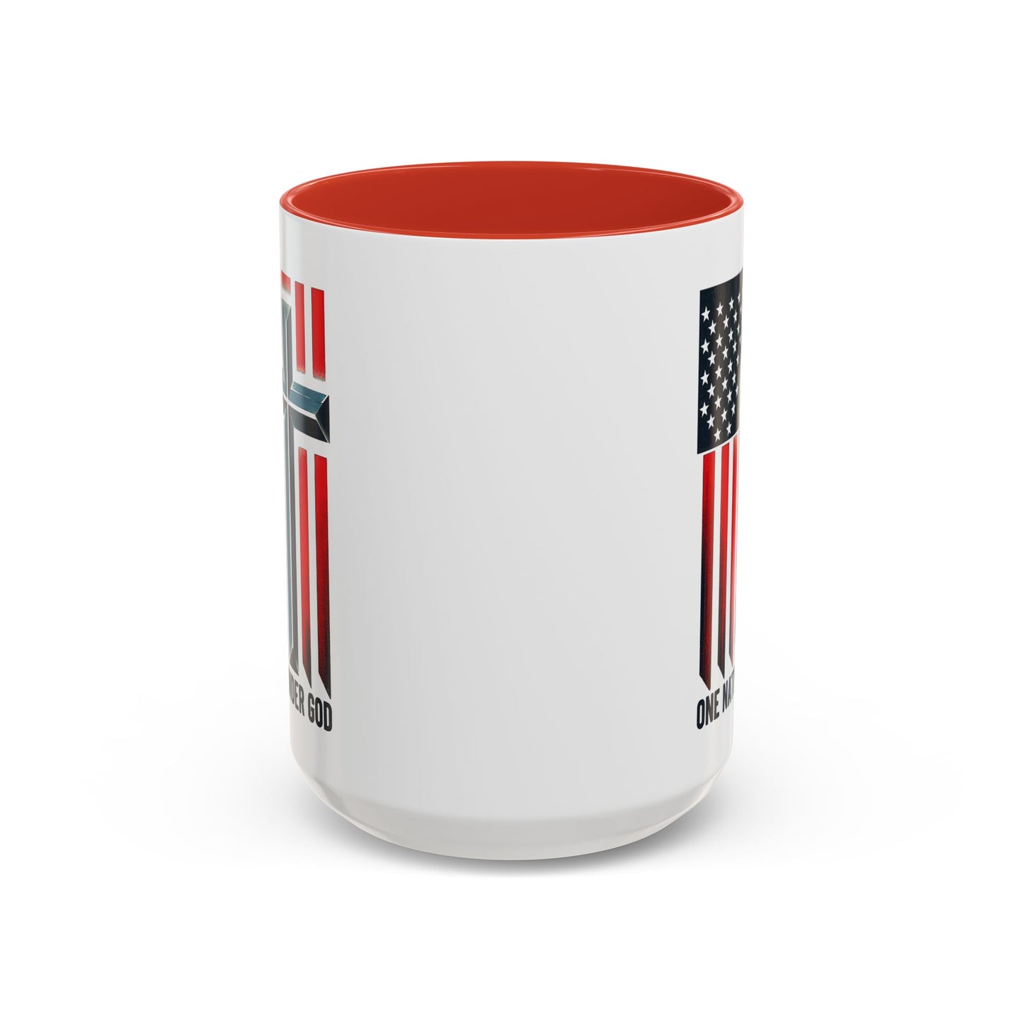 Religious Mug - One Nation Flag Cross