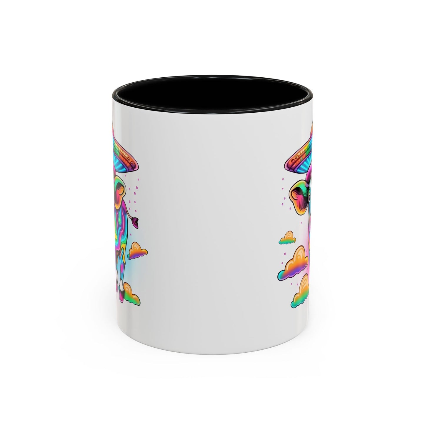 Alien Mug - Multicoloured Cow