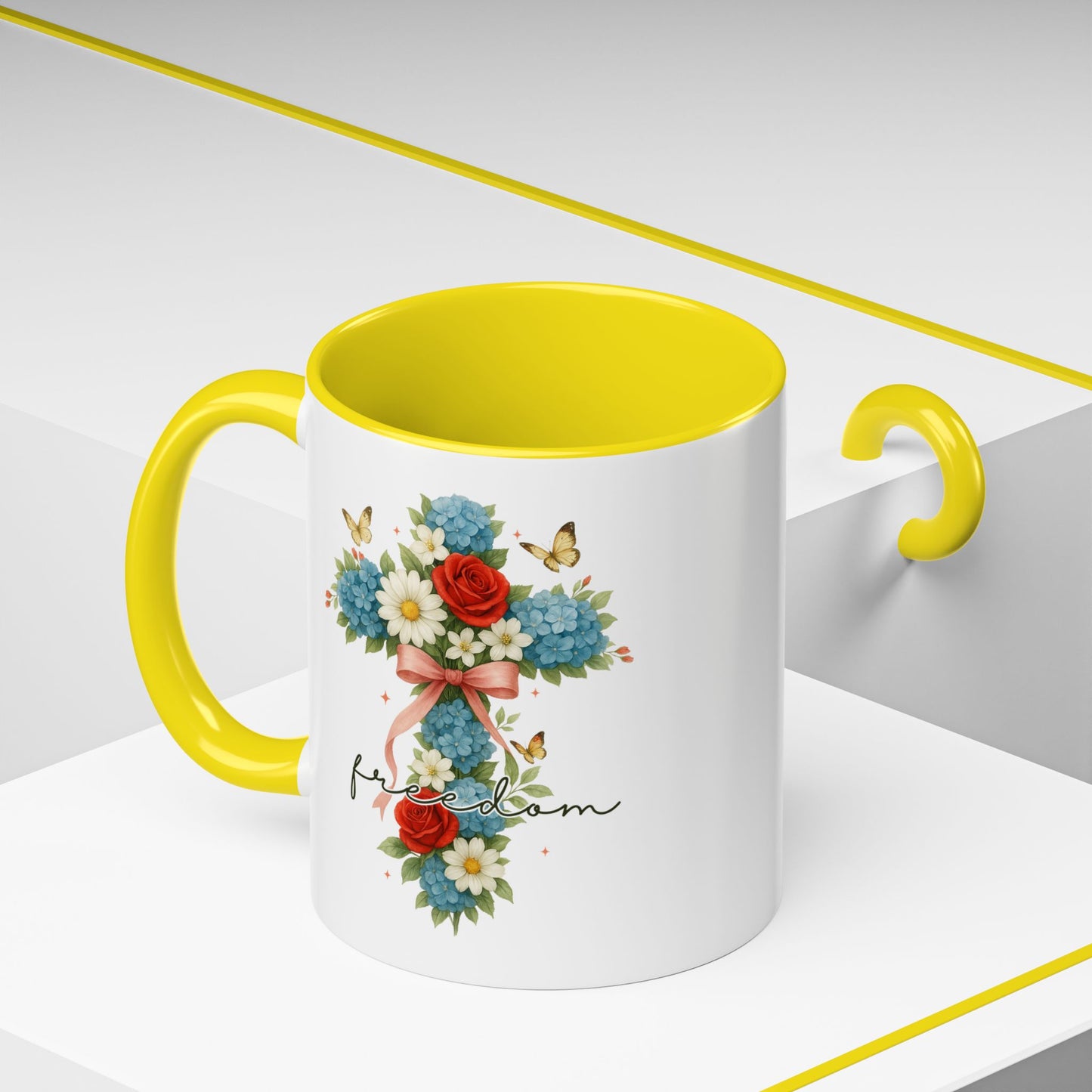 4th of July Mug - Freedom Cross