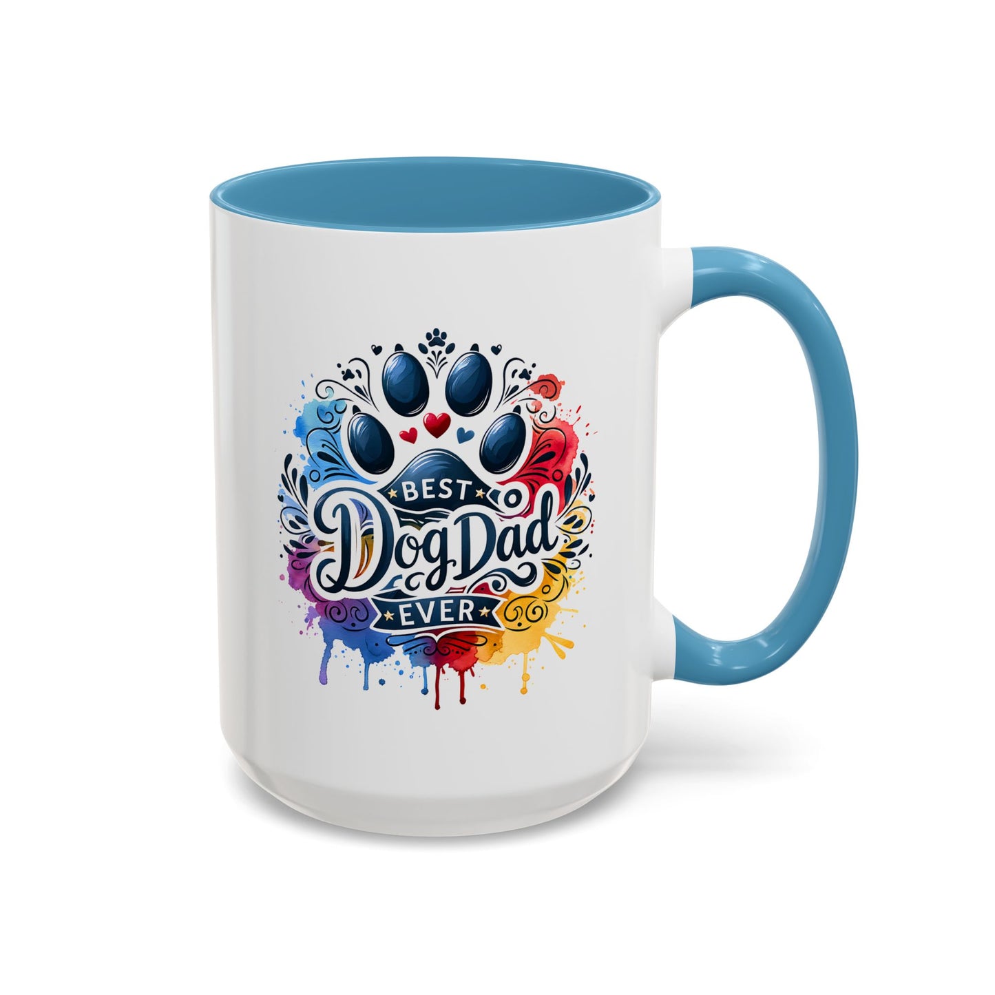 Animal Mug - Best Dog Dad Ever Paw