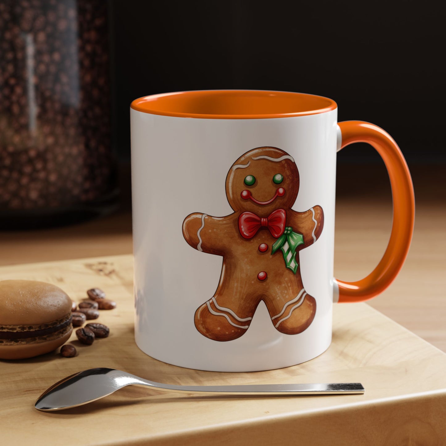 Christmas Mug - Smiling Gingerbread Man 2