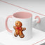 Christmas Mug - Gingerbread Man Red Bow