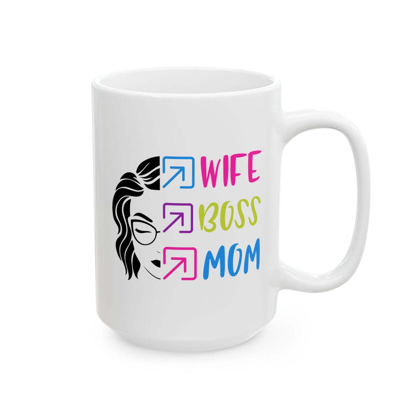 Humor Mug - Wife Boss Mom