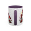 Christmas Mug - Burgundy Snowman Family