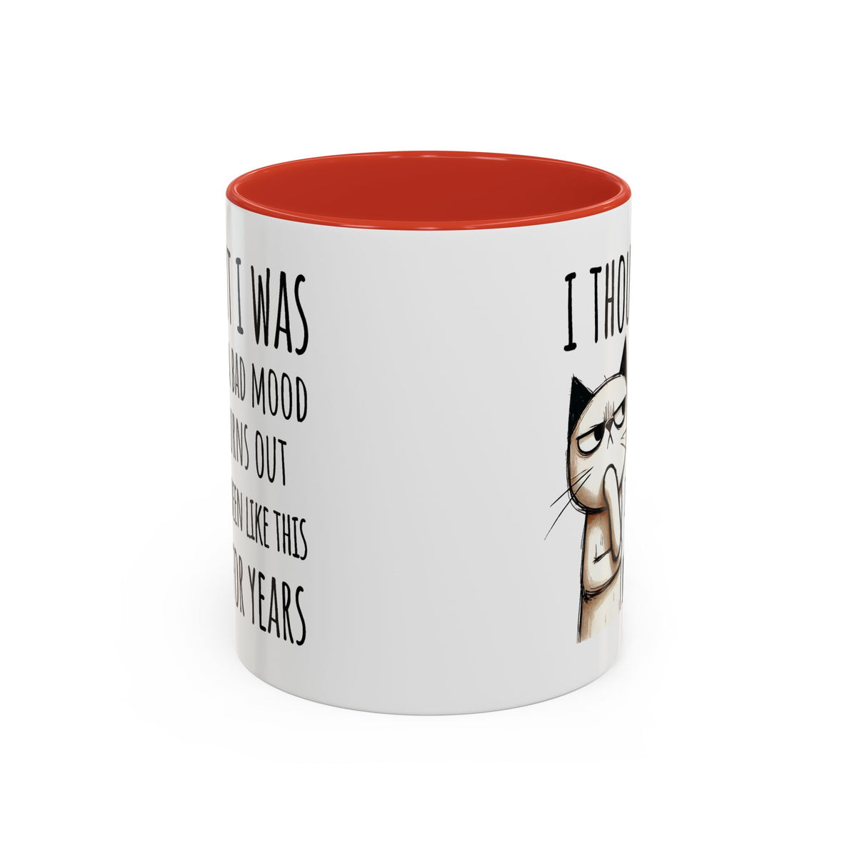 Adult Mug - I Thought I Was In A Bad Mood