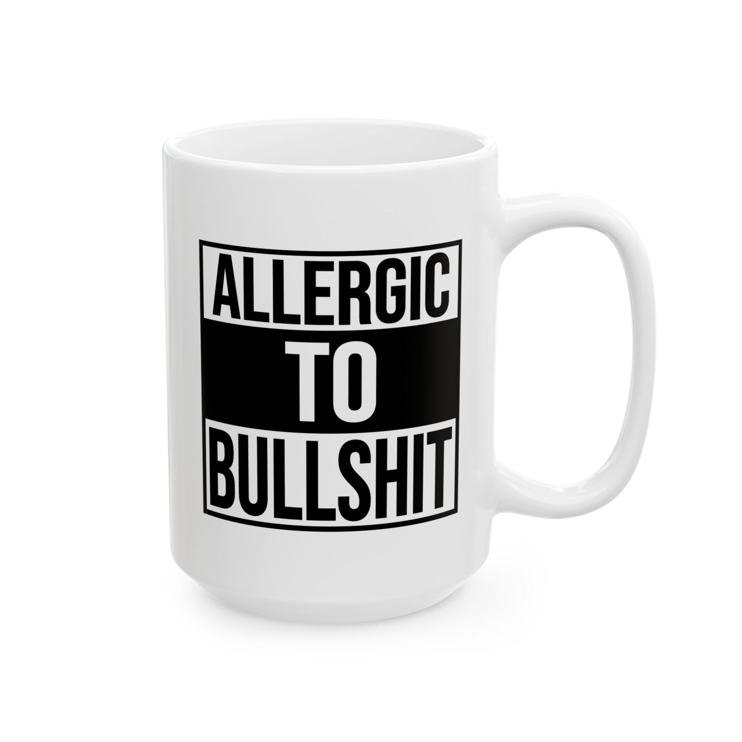 Adult Mug - Allergic To Bullshit