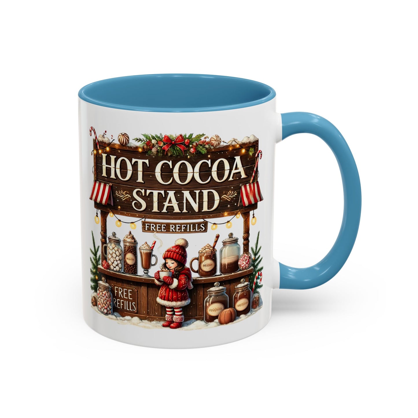 Christmas Mug - Hot Cocoa Stand Free Refills