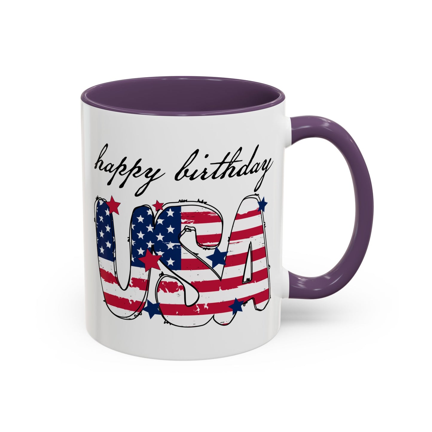 4th of July Mug - Happy Birthday USA