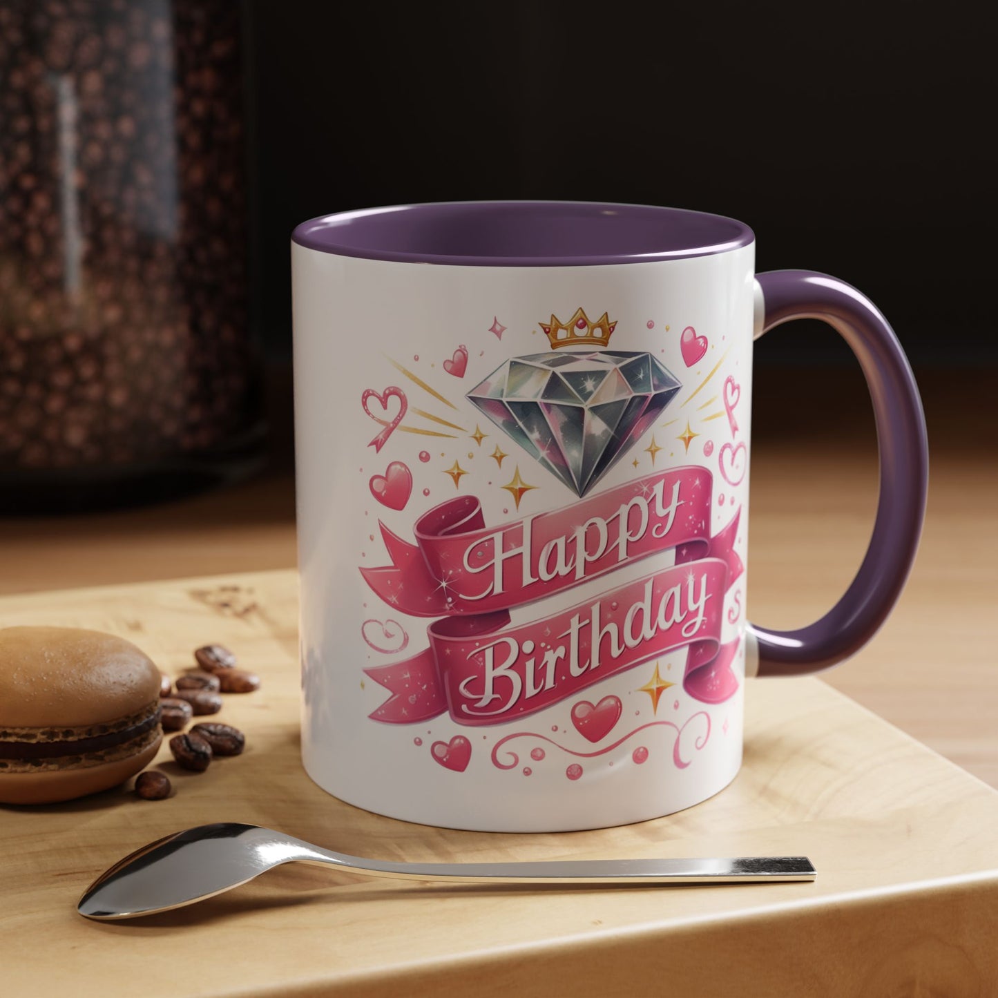 Birthday Mug - Diamond Crown