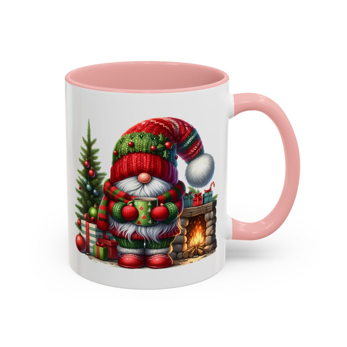 Christmas Mug - Gnome Fireplace