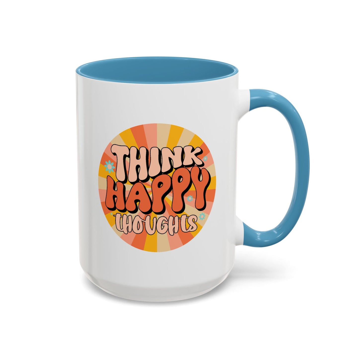 Wellness Mug - Think Happy Thoughts Hippie