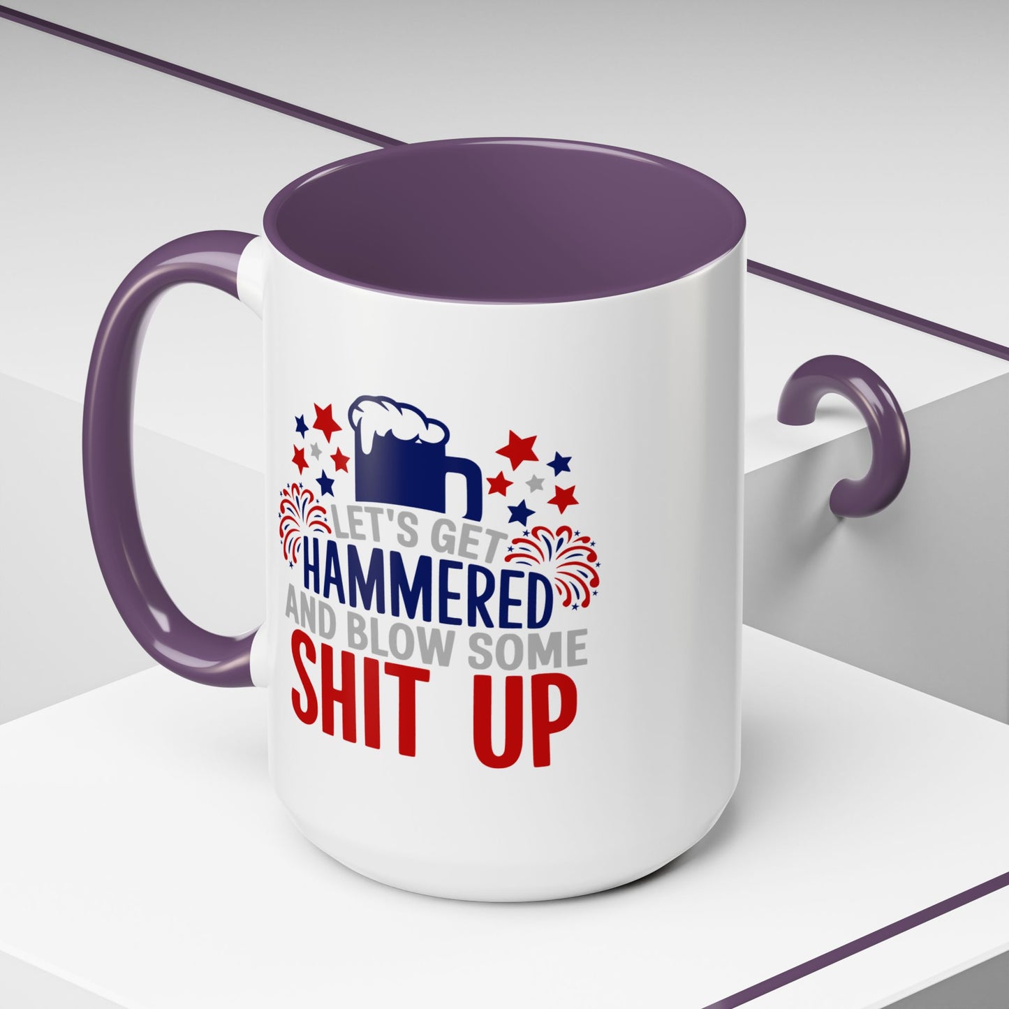 4th of July Mug - Let's Get Hammered