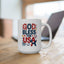Religious Mug - God Bless The USA Sign