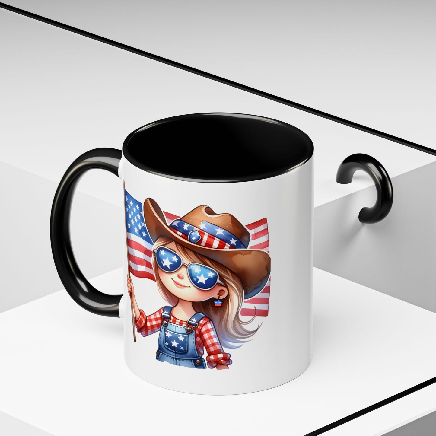 4th of July - Cowgirl Flag