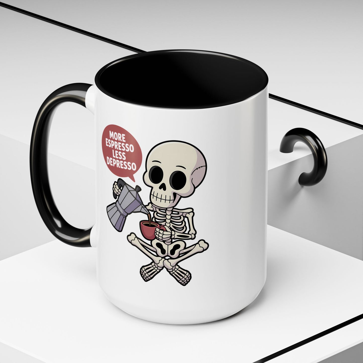 Halloween Mug - More Espresso Less Depresso