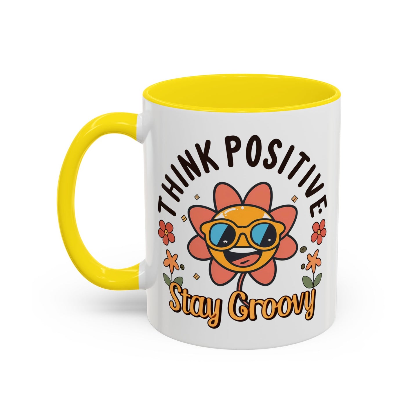 Wellness Mug - Think Positive Stay Groovy