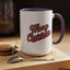 Christmas Mug - Merry Christmas Red & Black Baseball Text