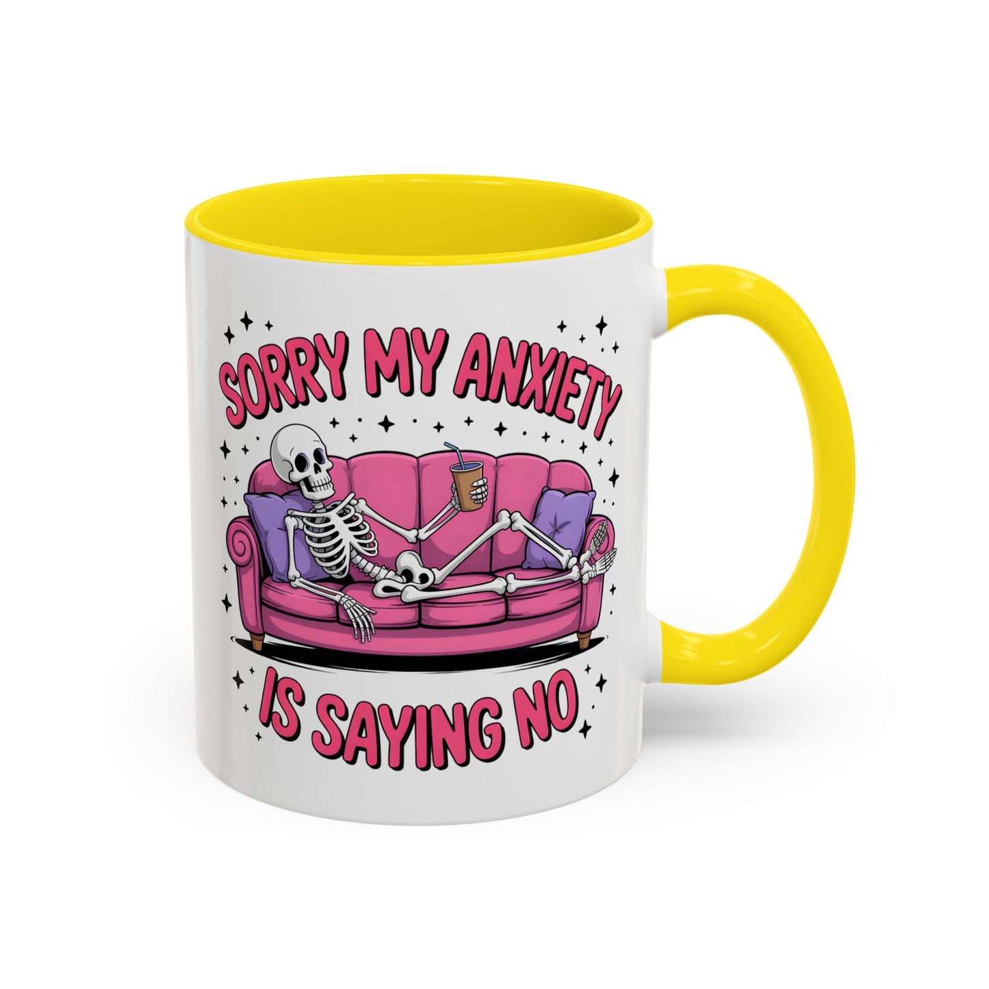 Humor Mug - Sorry My Anxiety