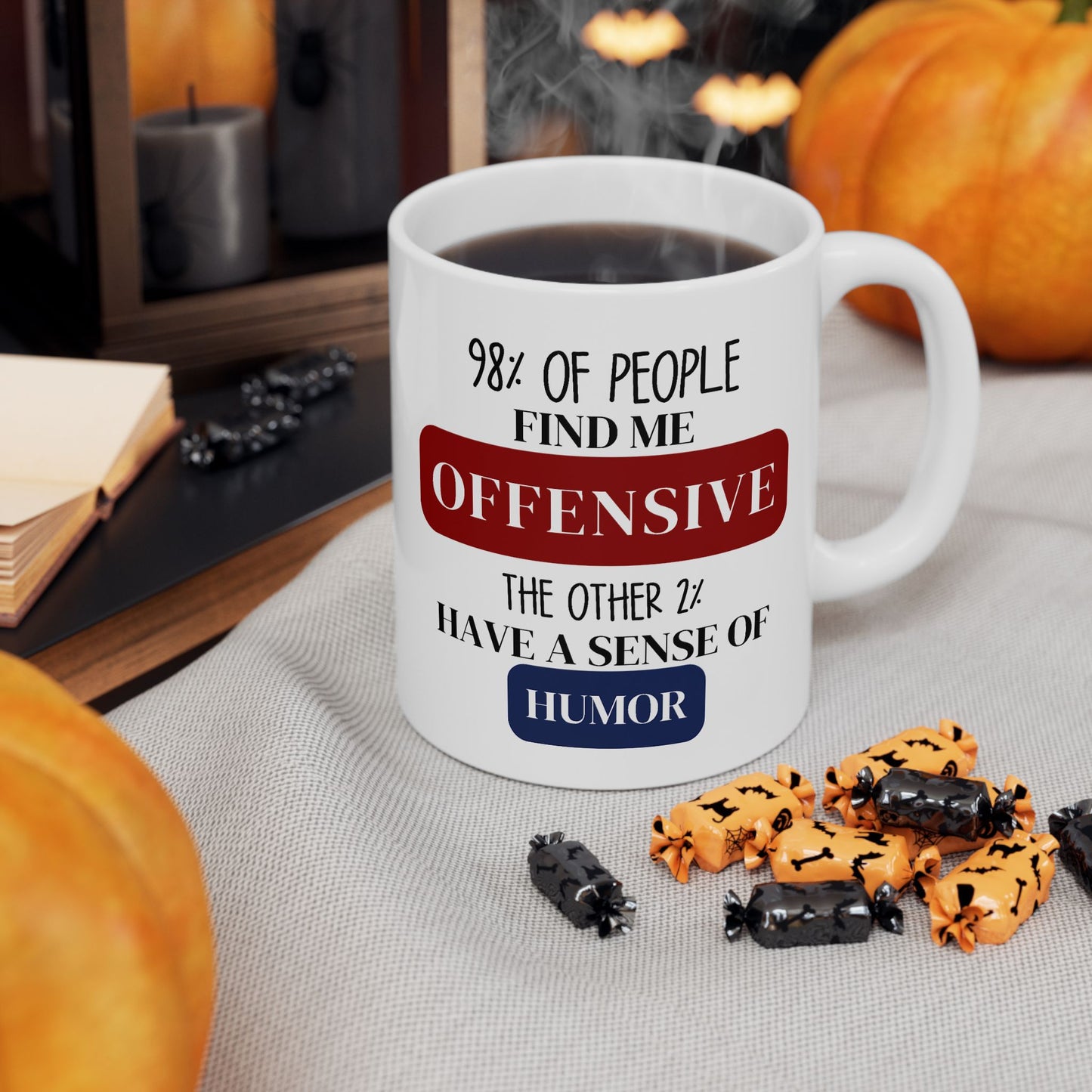Adult Mug - 98% of People Find Me Offensive