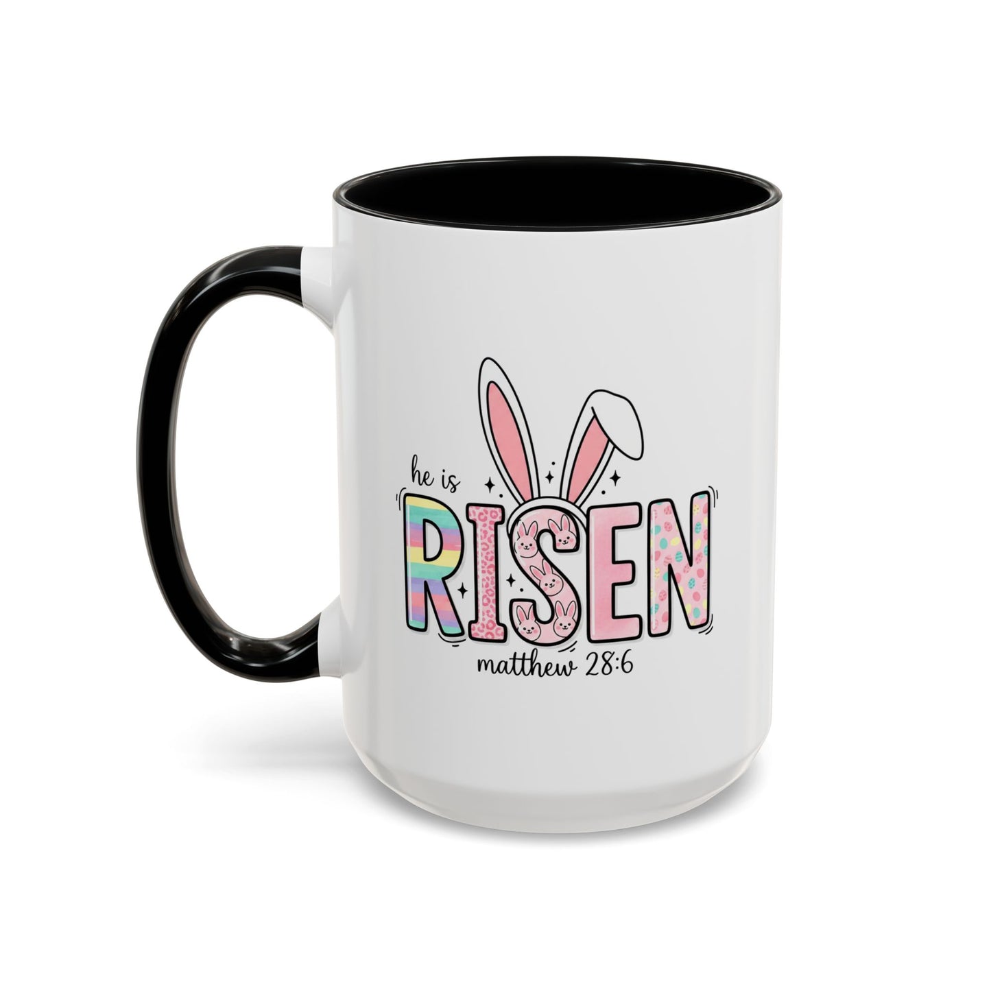 Easter Mug - He Is Risen Bunny