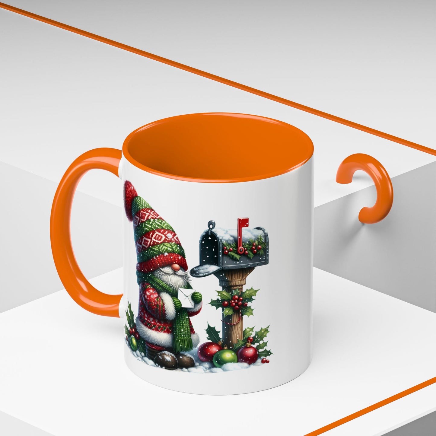 Christmas Mug - Gnome and Mail
