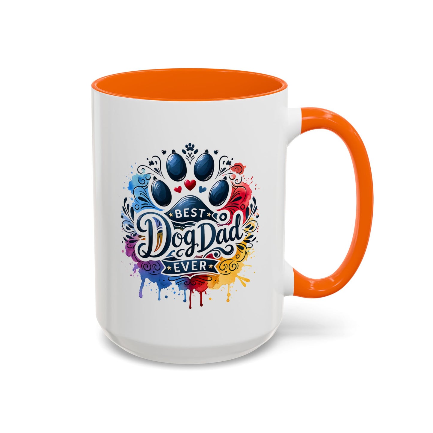 Animal Mug - Best Dog Dad Ever Paw