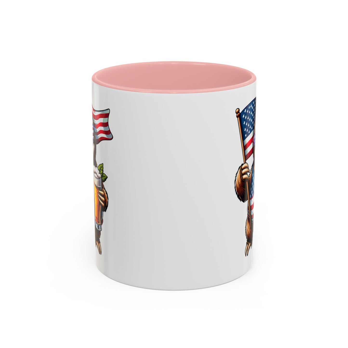 4th of July Mug - Merica Sloth