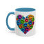 Animal Mug - Dog Paws Heart