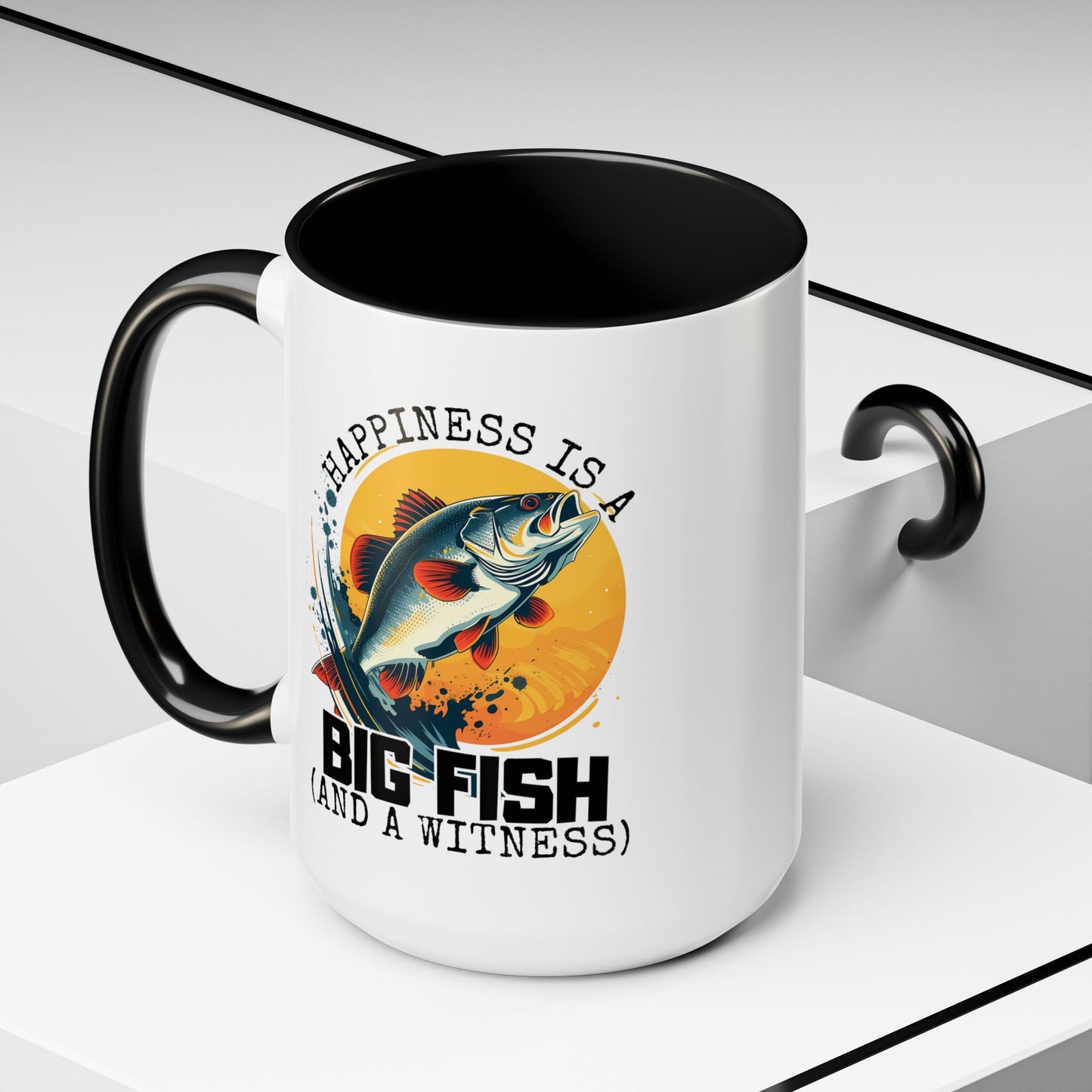 Adventure Mug - Happiness Is A Big Fish