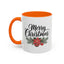 Christmas Mug - Merry Christmas Black Text Mistletoe