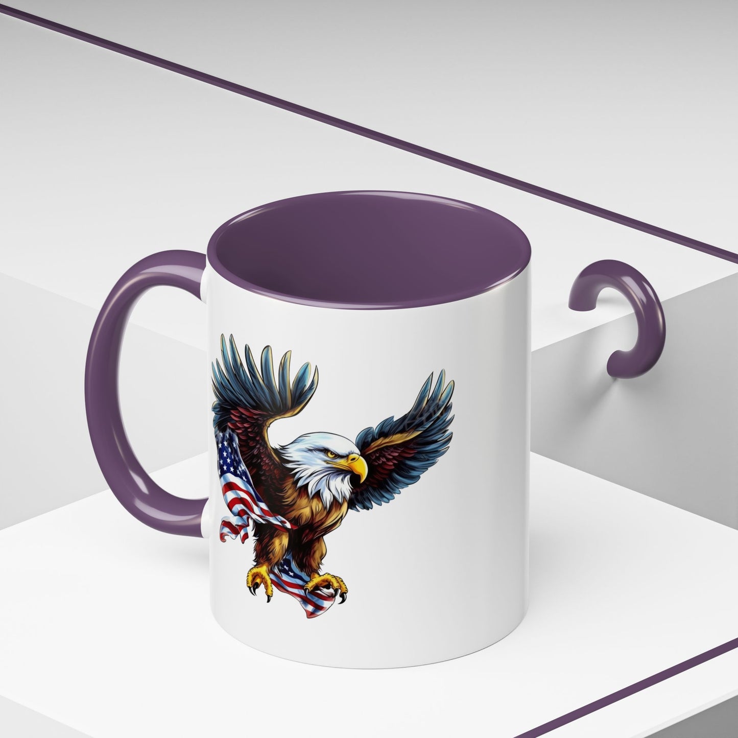 4th of July Mug - American Bald Eagle Flag 7