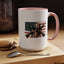 4th of July Mug - Skull Guns Flag