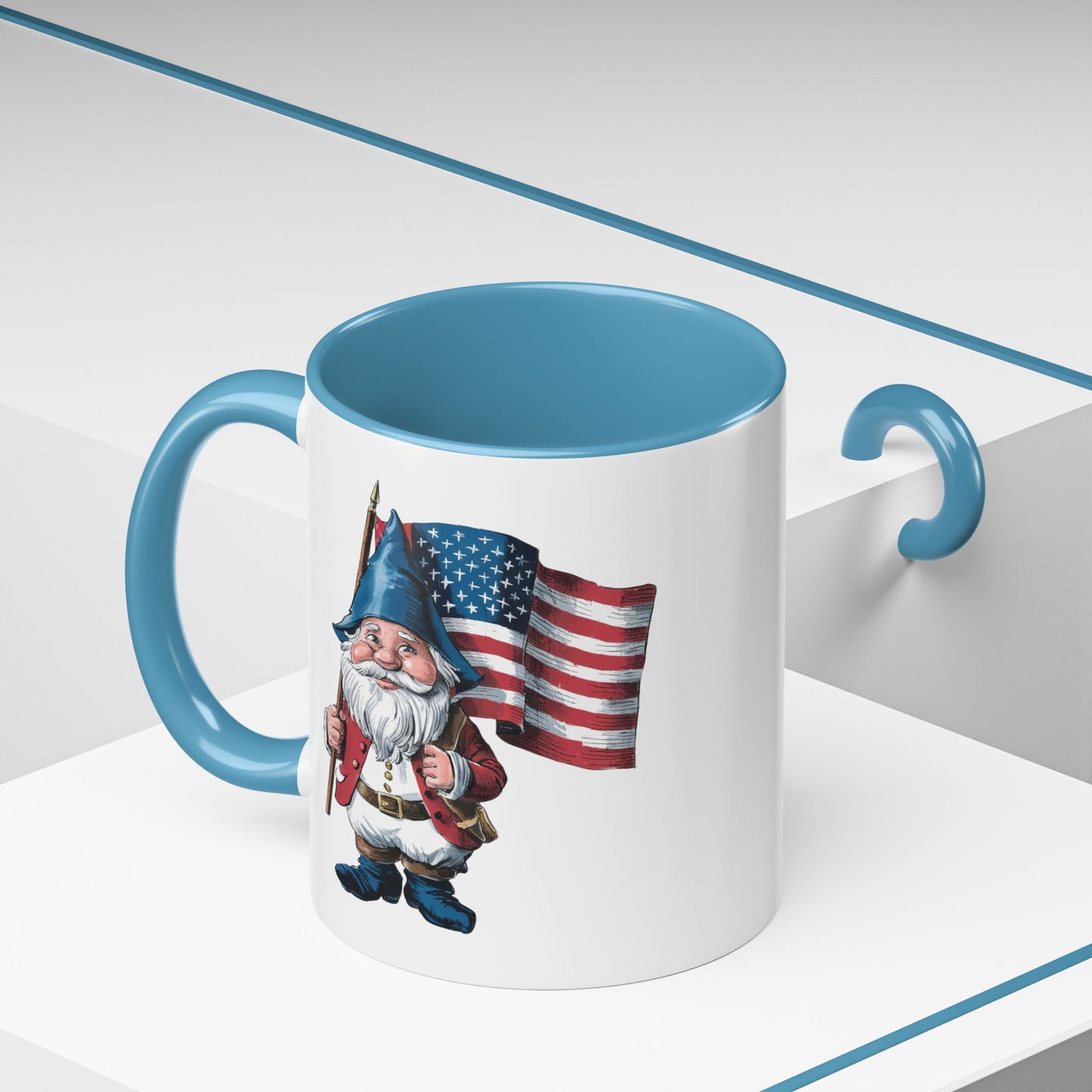 4th of July Mug - American Gnome 4